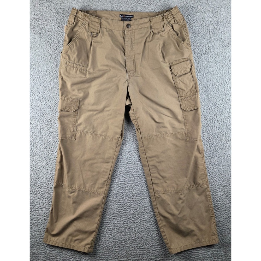 5.11 Tactical Taclite Pro Pants Mens 38x30 (35x29) Brown 74273 Regular Ripstop